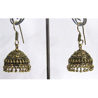 Small Drop Antic Jhumka Earring - Earrings | Buy online on ZillyBuy