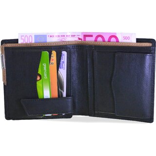 my pac cruise Genuine Leather secure wallet  Black - Handbags | Buy online on ZillyBuy