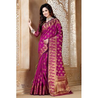 womens raw silk saree
