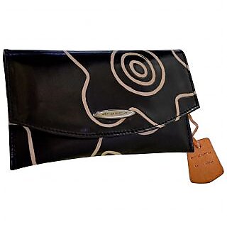arpera summer 3 in 1 terracota leather clutch black C11516-1A - Handbags | Buy online on ZillyBuy