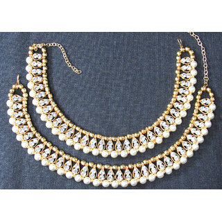 Golden Double Stone Anklet - Anklets | Buy online on ZillyBuy