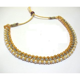 Navaratri Special Pearl with stone Necklaces