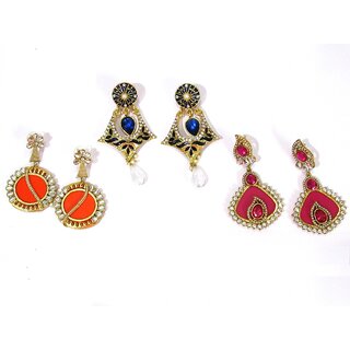 Multi colour Nice Earring - Earrings | Buy online on ZillyBuy