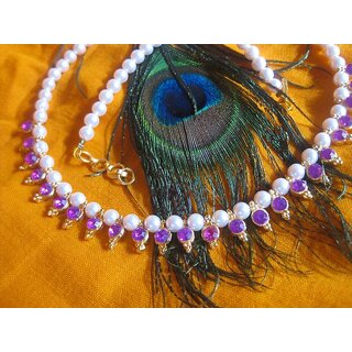 Purple beds pearl necklace - Earrings | Buy online on ZillyBuy
