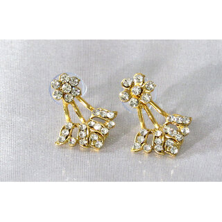 Golden Lotus Stone Kaan Earring - Earrings | Buy online on ZillyBuy