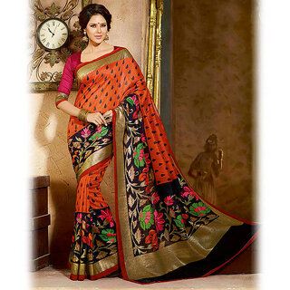 Sharda Creation Bhagalpuri Silk Saree - Sarees | Buy online on ZillyBuy