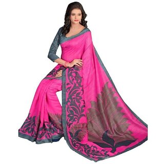 Sharda Creation Multicolour Bhagalpuri Silk Saree - Sarees | Buy online on ZillyBuy