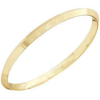 Laser Engraved Brass Kada Bangle Bracelet for Men - Bangles & Bracelets | Buy online on ZillyBuy