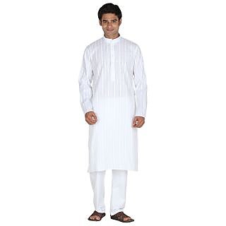 Lagnesh White Kurta Pajama Set - Ethnic Wear | Buy online on ZillyBuy