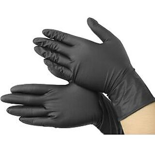 mumbai tattoo large black nitrile gloves nitrile surgical gloves large box of 100pc 