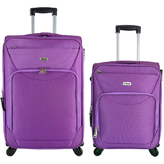 timus upbeat spinner wine 55 65 cm 4 wheeltrolley expandable cabin and check in luggage 24 inch purple 