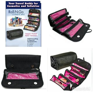 Right Traders Roll N Go Black Cosmetic Bag ( pack of 1 ) - Home Improvement | Buy online on ZillyBuy