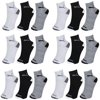 Branded Men Ankle Length Socks Combo Pack ( Pack of 18 ) - Socks | Buy online on ZillyBuy