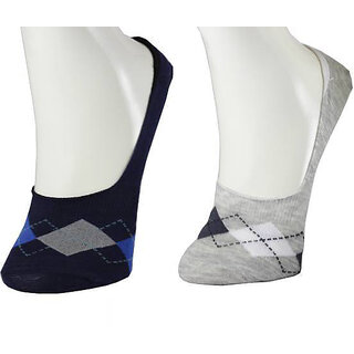 ddh men solid no show socks with silicone heel grip pack of 2 yrion