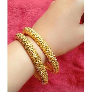 Charming Jewelry Bangle Gold Lookalike for all Occasions - Bangles & Bracelets | Buy online on ZillyBuy