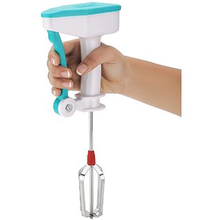 Power Free Hand Blender (Butter Milk Lassi Maker Hand Free Blender Mixer Egg Beater Lassi Butter Coffee Milk Egg B - Cookware | Buy online on ZillyBuy