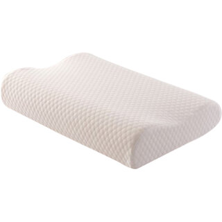 IMPORTIKAAH Contour Cervical Orthopaedic 4 Piece Memory Foam Pillow - 60x40 cm - White