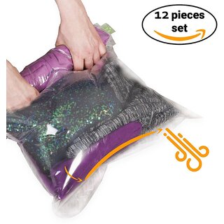 IMPORTIKAAH Travel Storage Bags for Clothes - Compression Bags for Travel