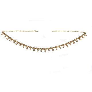 Pearl Drop Kundan Waist Belt