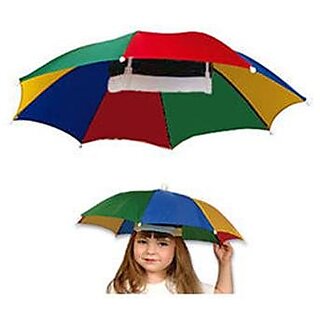 Hands Free Umbrella Hat To Protect From Sun Rain For Kids And Adults - Home Improvement | Buy online on ZillyBuy