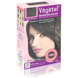 vegetal bio colour soft black 150gm