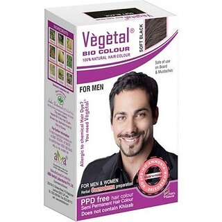vegetal bio colour soft black 25gm
