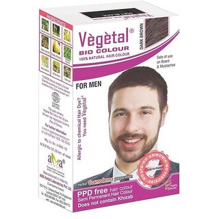 vegetal bio colour dark brown 25gm