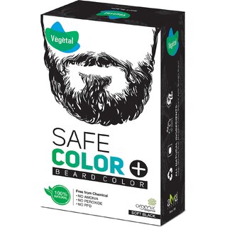 vegetal safe colour soft black 25gm beard 