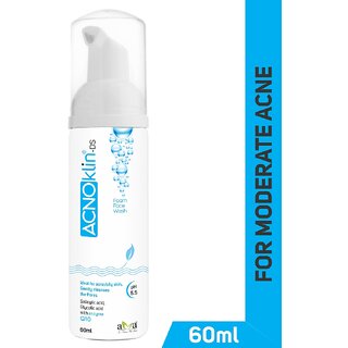 vegetal acnoklin foam face wash 60ml 