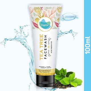 vegetal tea tree facewash 100ml