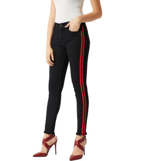 Affordable Women Havana Side Twill Jeans 2026 at ShopCircuit | ONDC