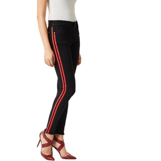 Affordable Women Havana Side Twill Jeans 2026 at ShopCircuit | ONDC