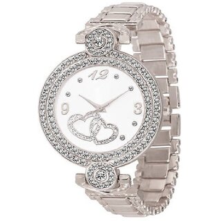 HRV Fashion Italian Silver Design Women Analog watch for Girls and Ladies Watch - For Women