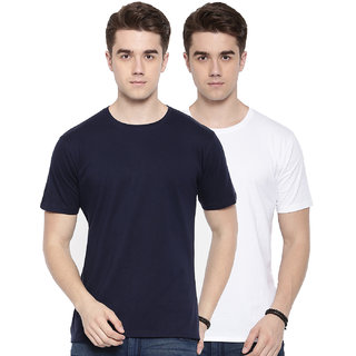 manlino mens premium round neck t shirt pack of 2 