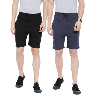 Manlino Men's Premium Plain Shorts (Pack of 2) - Shorts | Buy online on ZillyBuy