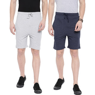 Manlino Men's Premium Plain Shorts (Pack of 2) - Shorts | Buy online on ZillyBuy
