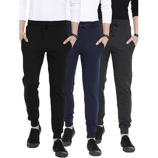 Manlino Men's Premium Plain Track Pant (Pack of 3) - Track Pants | Buy online on ZillyBuy