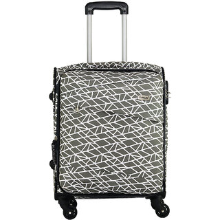 timus indigo spinner beige 55 cm 4 wheel strolley suitcase for travel cabin luggage 20 inch