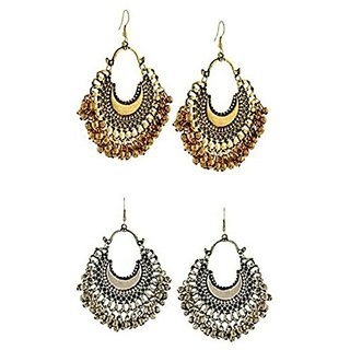 minha oxidised earring