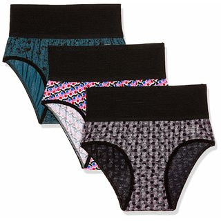 Minha Fashion Women's Panties Cotton Multicolor pack of 3