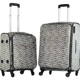 timus indigo spinner beige 4 wheel strolley suitcase for travel set of 2 expandable cabin and check in luggage 24 inch beige 