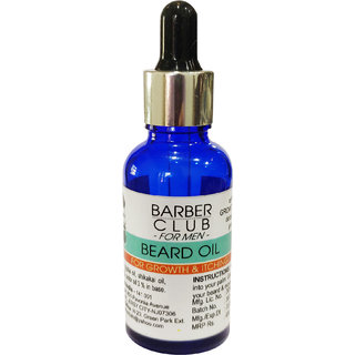 barber club special beard growth oil