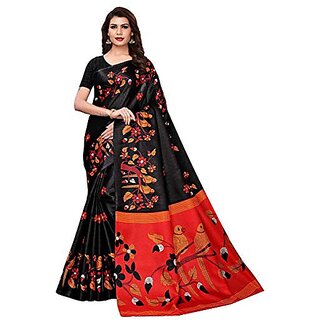 SVB Saree Multicolour Bhagalpuri silk saree - Sarees | Buy online on ZillyBuy